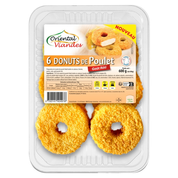 Donuts De Poulet Gout Roti Halal Oriental Viandes