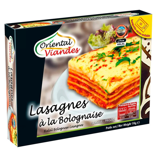 Lasagnes Bolognaise Halal Oriental Viandes