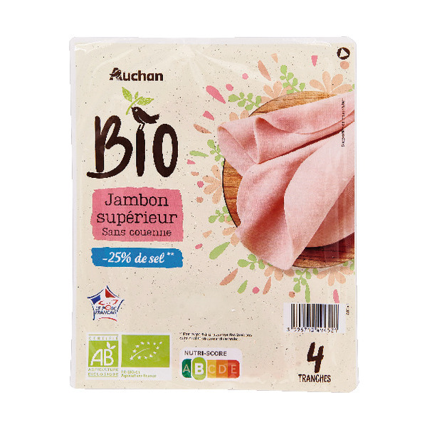 Jambon Supérieur Auchan Bio
