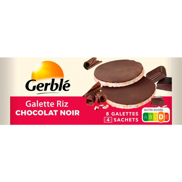 Galette De Riz Au Chocolat Noir Gerble