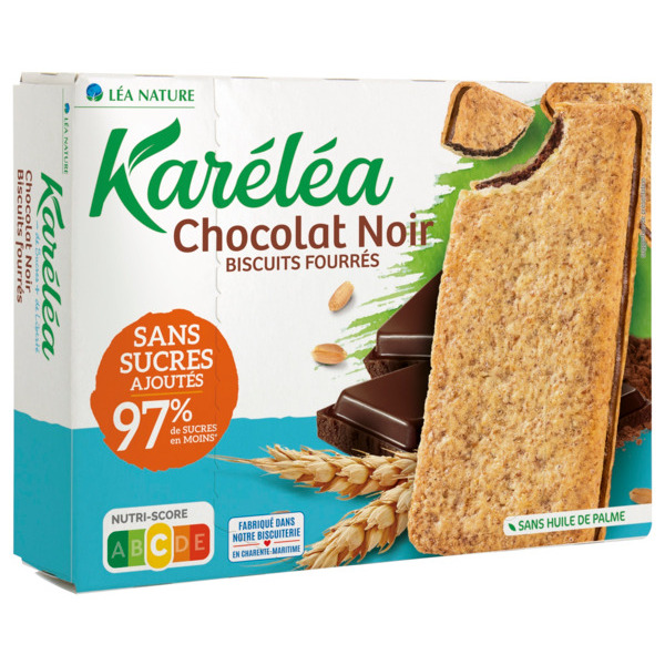 Biscuits Fourrés Au Chocolat Noir Karéléa 