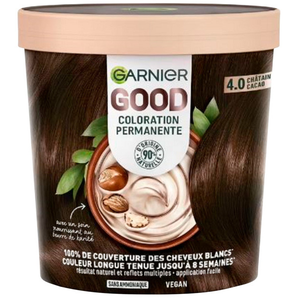 Coloration Oxydation Kit Ombre 4.0 Cacao Brown Garnier Good