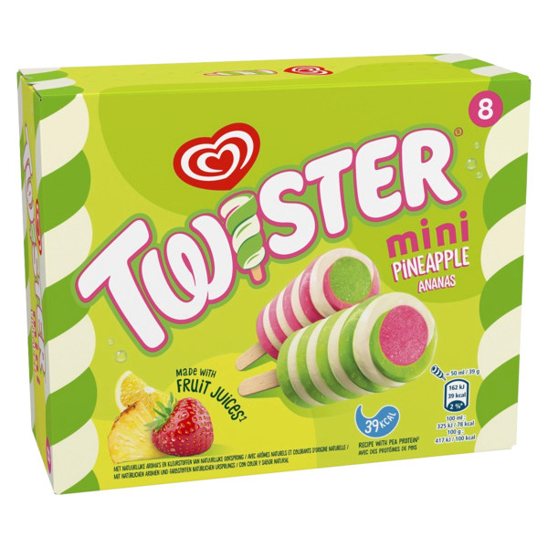 Twister Vanille Et Fruits Tropicaux & Ananas 
