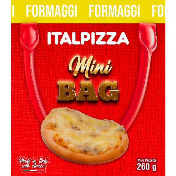 Pizza Mini Bag Fromages Surgelées Italpizza