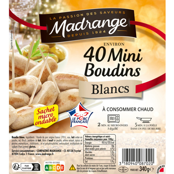 Mini Boudins Blancs Madrange