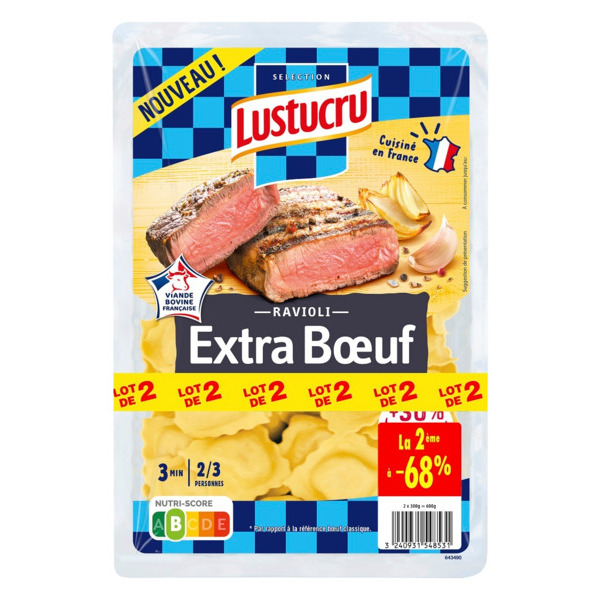 Ravioli Extra Boeuf Lustucru