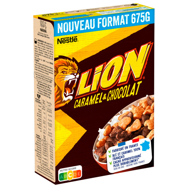 Céréales Lion Caramel Et Chocolat Nestlé