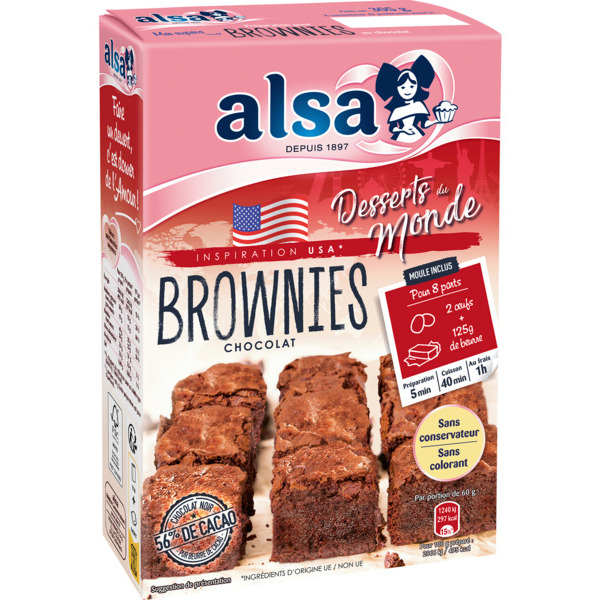Préparation Pour Brownies Alsa