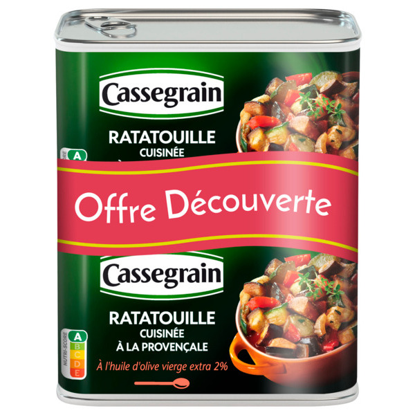 Ratatouille Cuisinée À La Provençale Cassegrain
