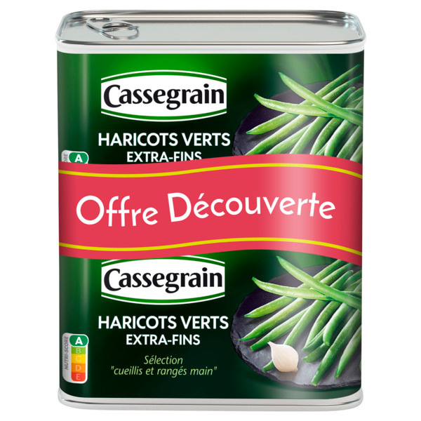 Haricots Verts Extra Fins Cassegrain