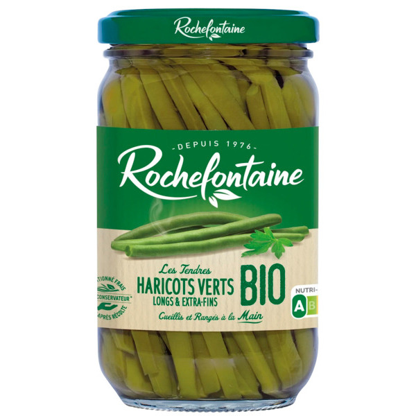 Haricots Verts Extra Fins Bio Rochefontaine