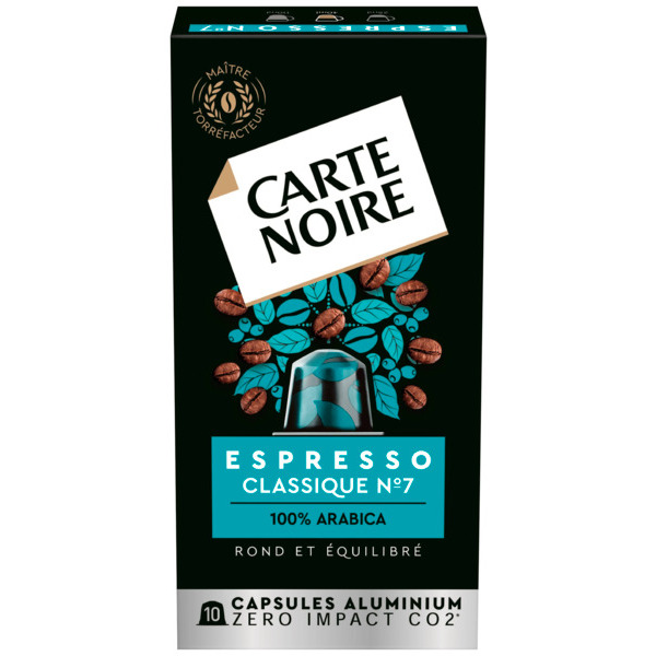 Capsules Café Carte Noire