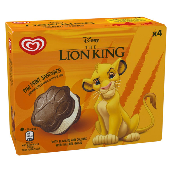 Cônes Glacés The Lion King Max Disney