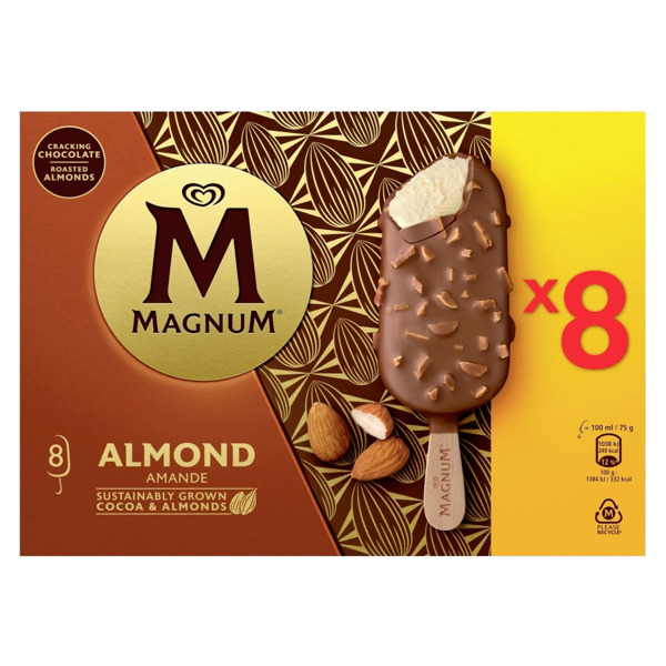 Glace Bâtonnets Amande Magnum