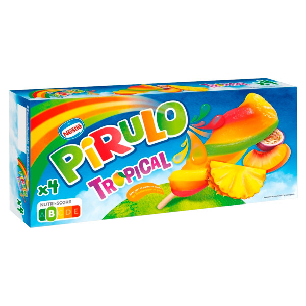 Batônnets Glacés Tropical Pirulo