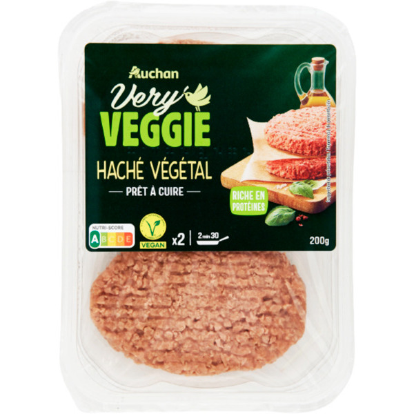 Haché Végétal Very Veggie Auchan