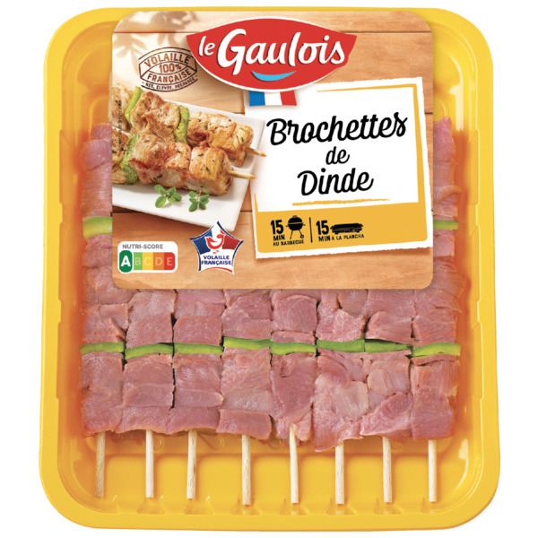 8 Brochettes De Dinde Le Gaulois