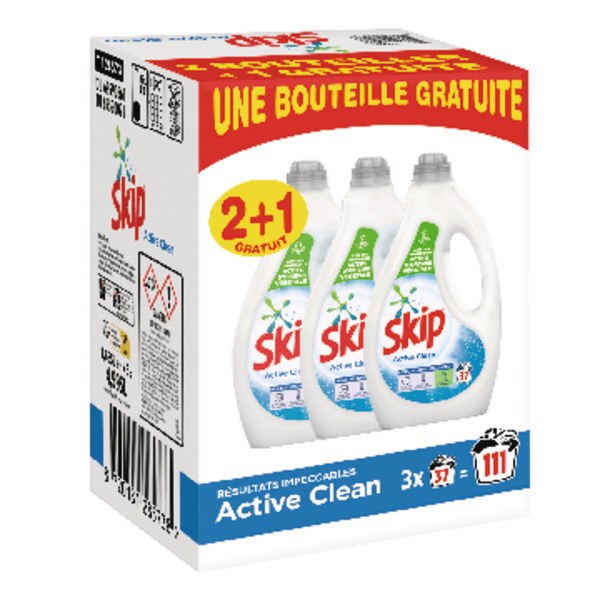 Lessives Liquides Active Clean Skip 