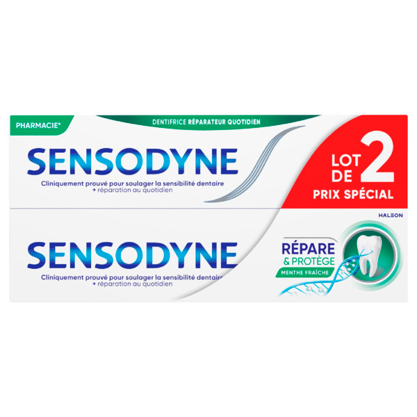 Sensodyne Dentifrice Quotidien Au Fluor Répare Et Protège