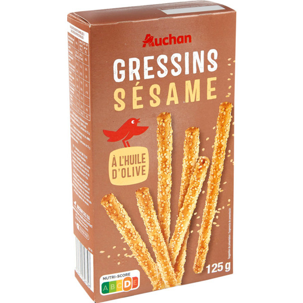 Gressins Au Sésame Auchan