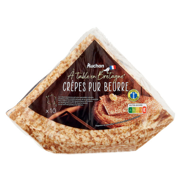 Crêpes Pur Beurre Auchan À Table En France