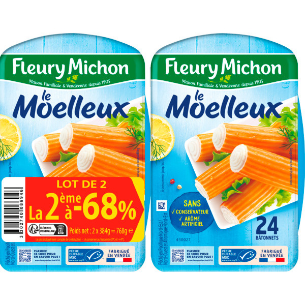 Surimi Le Moelleux Fleury Michon