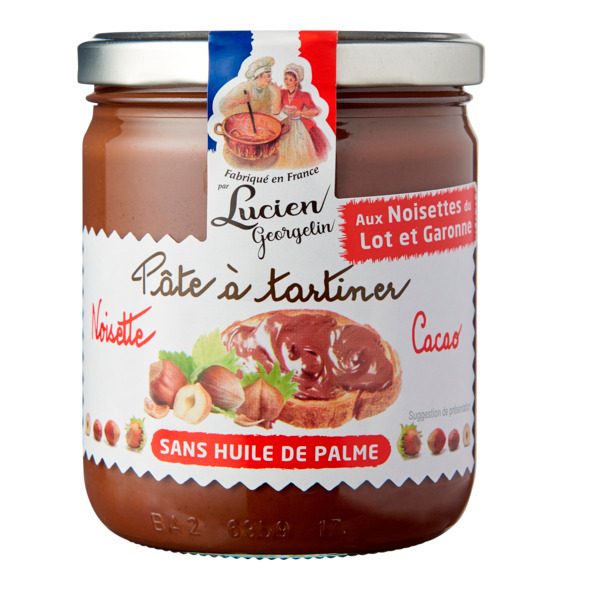 Pâte À Tartiner Noisette Et Cacao Du Lot Et Garonne Et Cacao Lucien Georgelin 