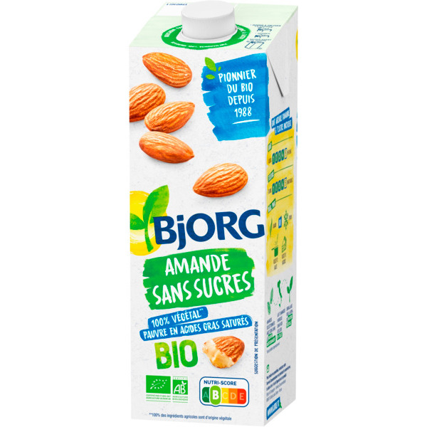 Lait D'amande Sans Sucres Bio Bjorg