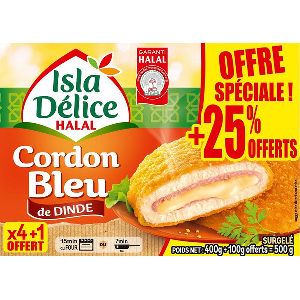 Cordon Bleu De Dinde Halal Isla Délice