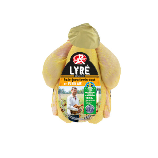 Poulet Fermier Lyré Label Rouge Filière Auchan "Cultivons Le Bon"