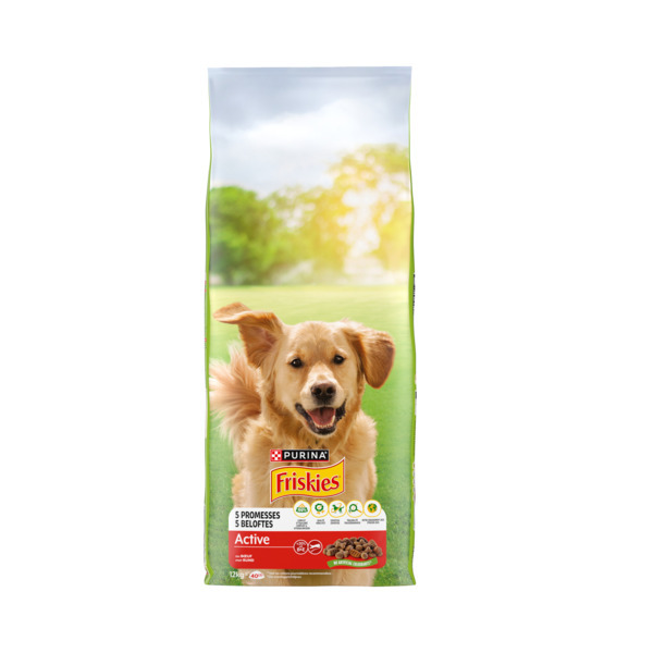 Croquettes Au Boeuf Pour Chien Adulte Vitafit Active Friskies 