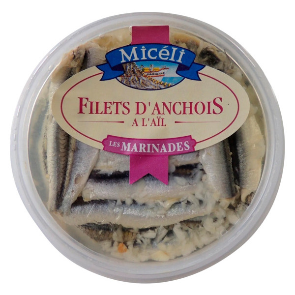 Filets D'anchois Marinés À L'ail Micéli