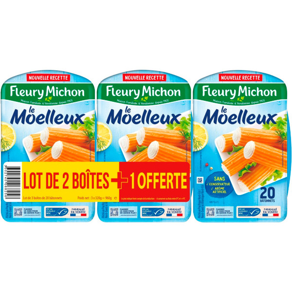 Surimi Le Moelleux Fleury Michon