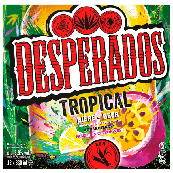 Bière Desperados Tropical