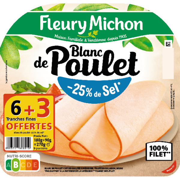 Blanc De Poulet Fleury Michon