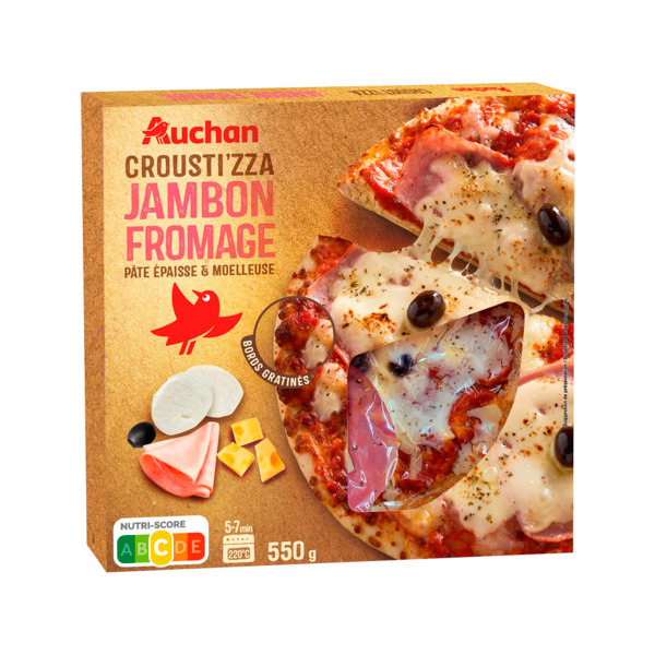 La Croust'izza Jambon Fromage Auchan