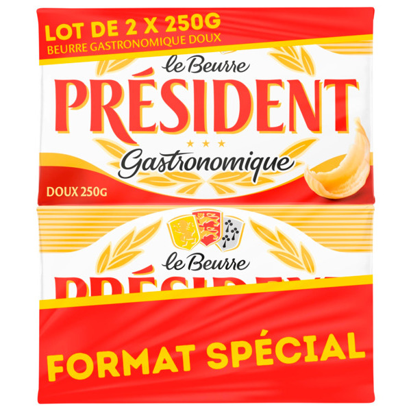 Beurre Gastronomique Doux Président