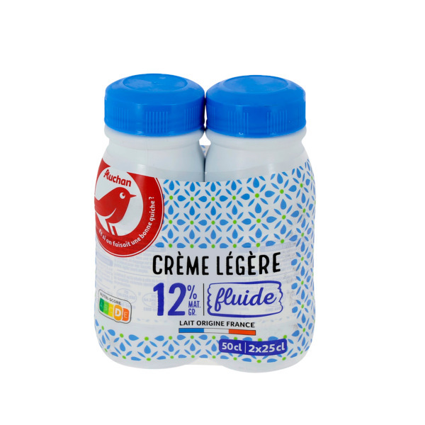 Crème Fluide Légère Auchan