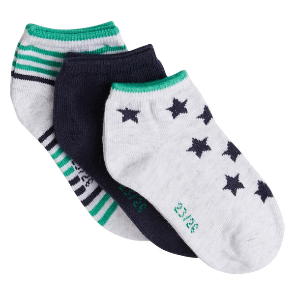 Lot De 3 Paires De Mini-Chaussettes Ou Chaussettes Enfant Inextenso