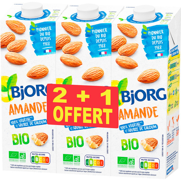 Boisson Végétale Au Lait D'amande Bio Bjorg