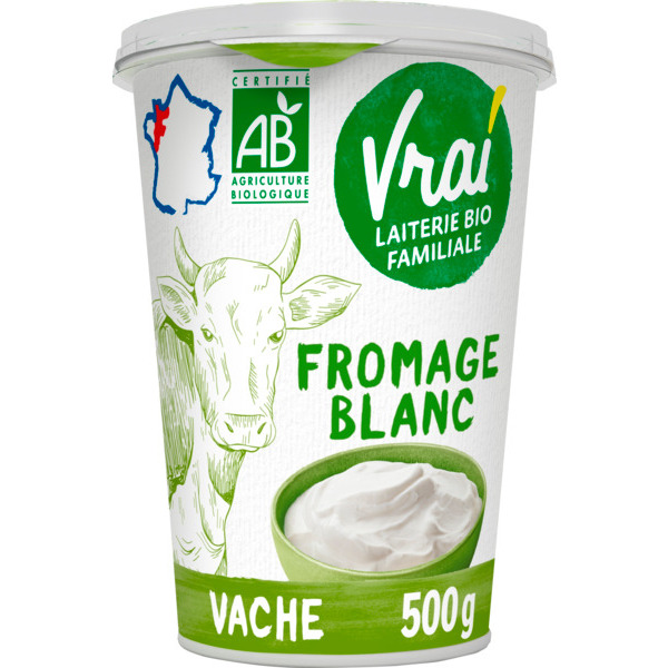 Fromage Blanc Nature Bio Vrai