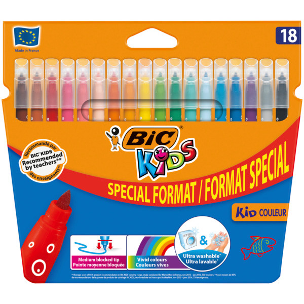 18 Feutres Kids Bic