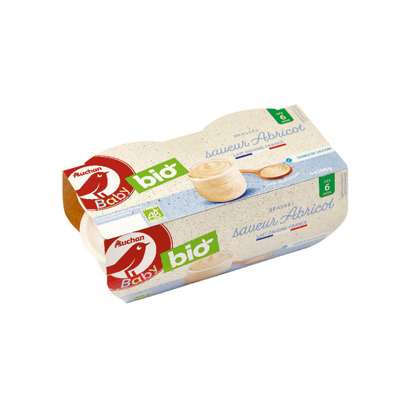 Dessert Lacté Auchan Baby Bio