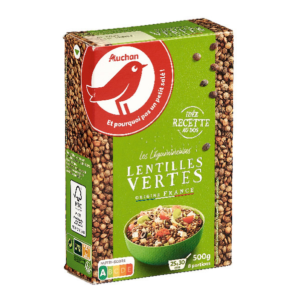 Lentilles Vertes Auchan