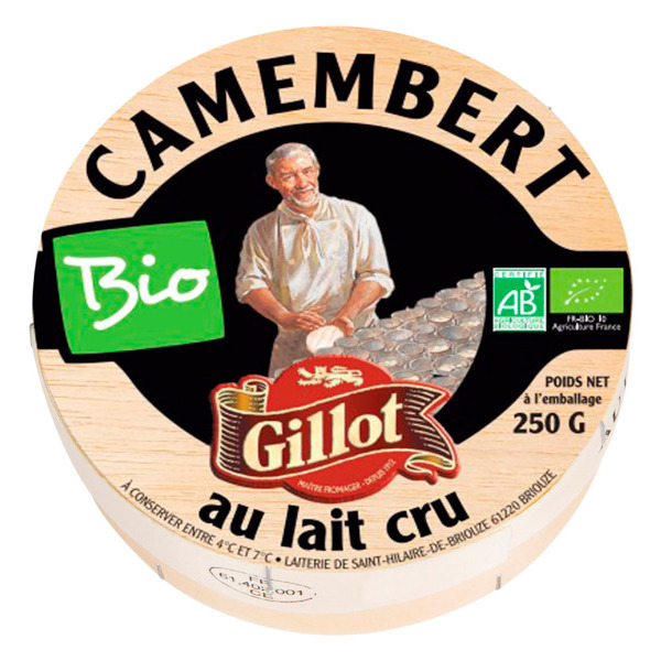 Camembert Au Lait Cru Bio Gillot