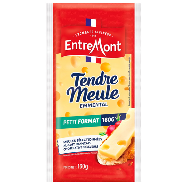 Portion D'emmental Tendre Meule Entremont