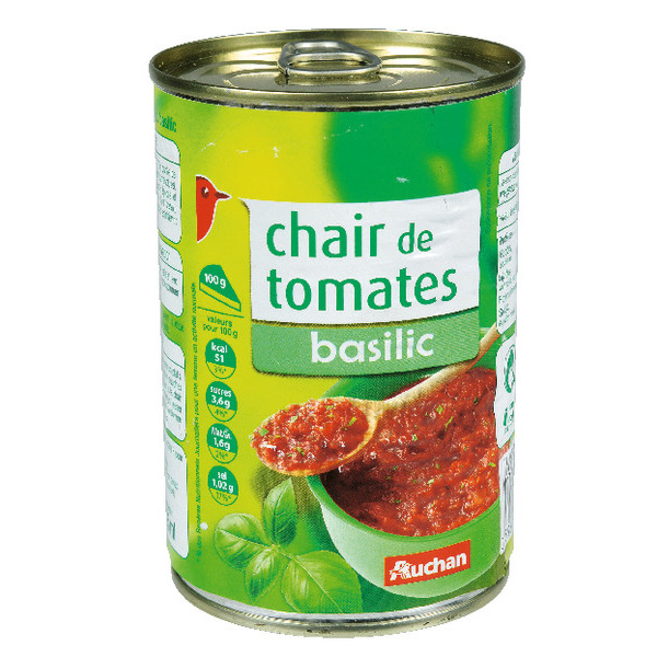 Chair De Tomates Au Basilic Auchan