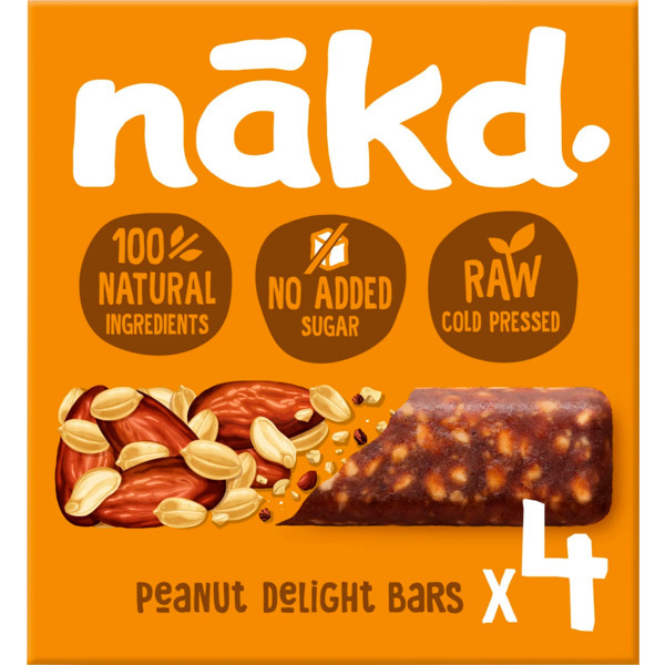 Barres Nakd Cacahuètes | Raw  Fruits Et Noix Lotus