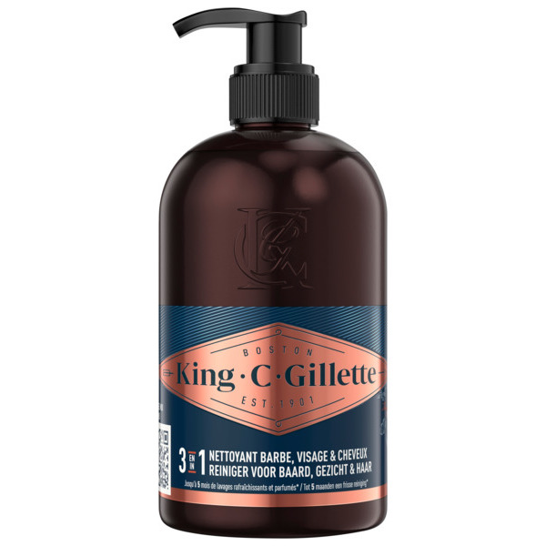 Nettoyant Visage Et Barbe King C Gilette