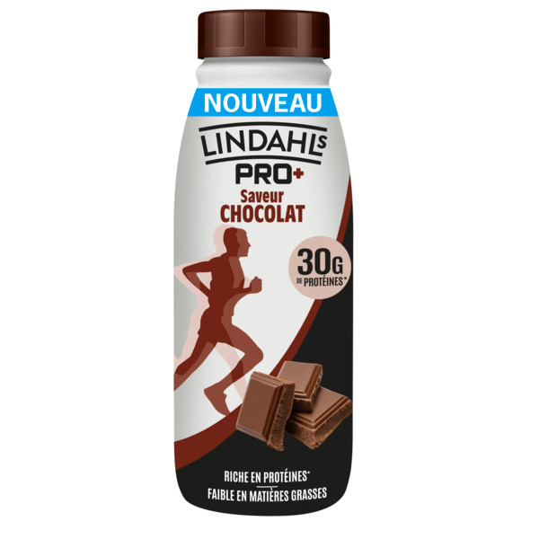 Boisson Lactée Sans Lactose Protéinée Chocolat Lindahl's Pro+